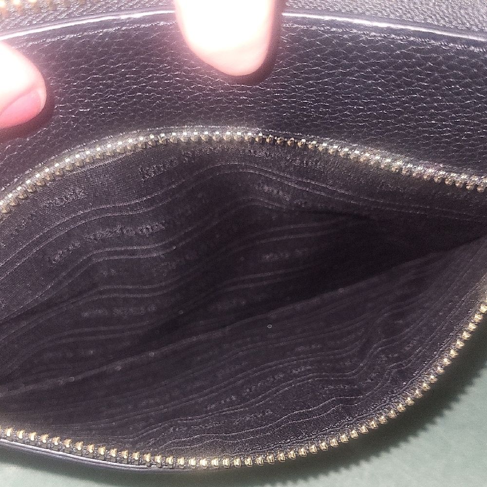 Kate Spade Black Pebbled Leather Crossbody Bag - Picture 4 of 8